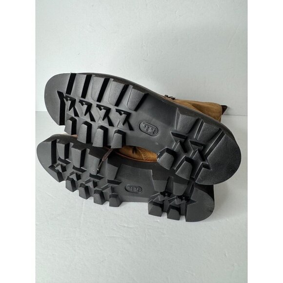 Anthropologie X Grenson Mavis Snuff Burnishing Suede Combat Boots UK 4 US 6.5 - Picture 7 of 7